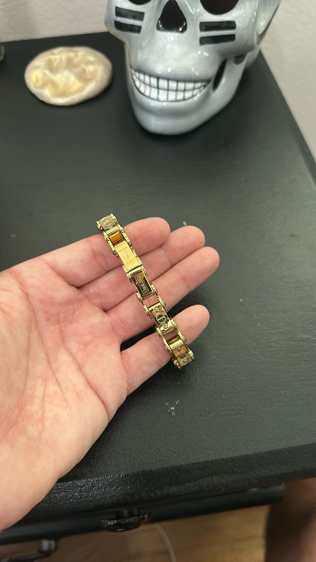 Gold Bracelet Ice Link