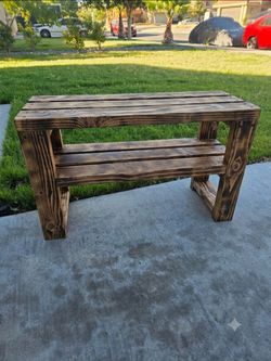 Bench shoe rack