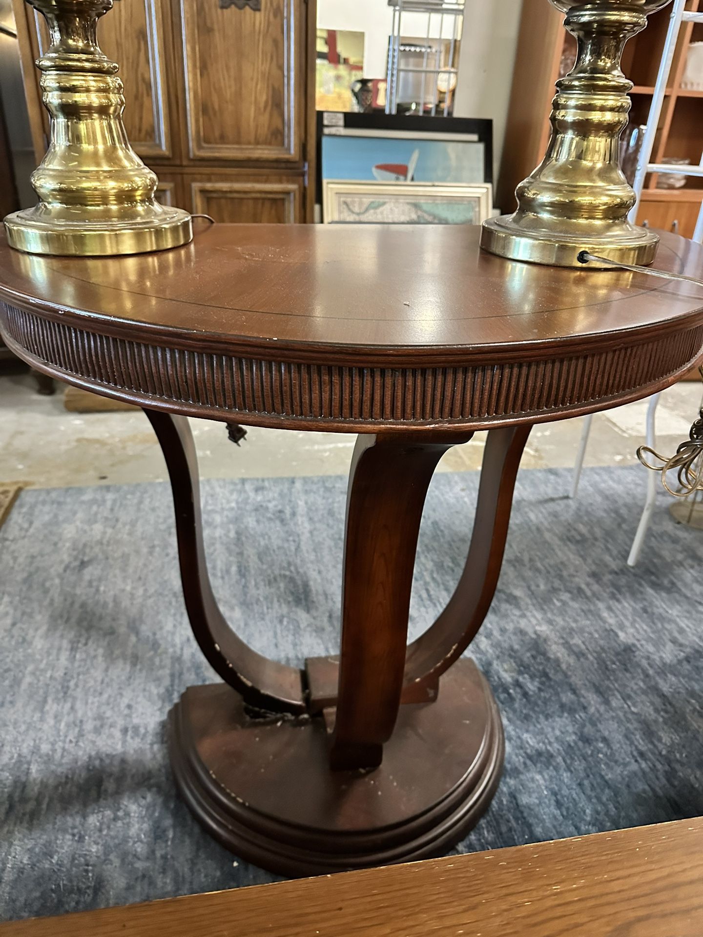 Round End Table