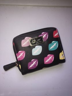 Betsey Johnson “lipstick chicks” wallet
