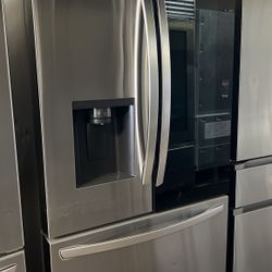 New Open Box Lg Counter Depth Insta View Stainless Steel Refrigerator 