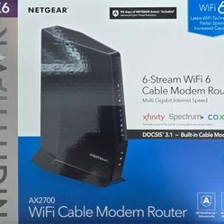 Netgear Modem Router Combo AX6 CAX30