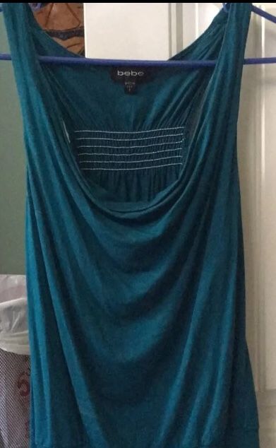 Teal Bebe Top