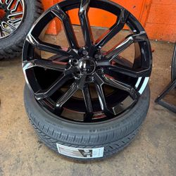 24” Replica 2107 Wheels & Tires – Complete Package