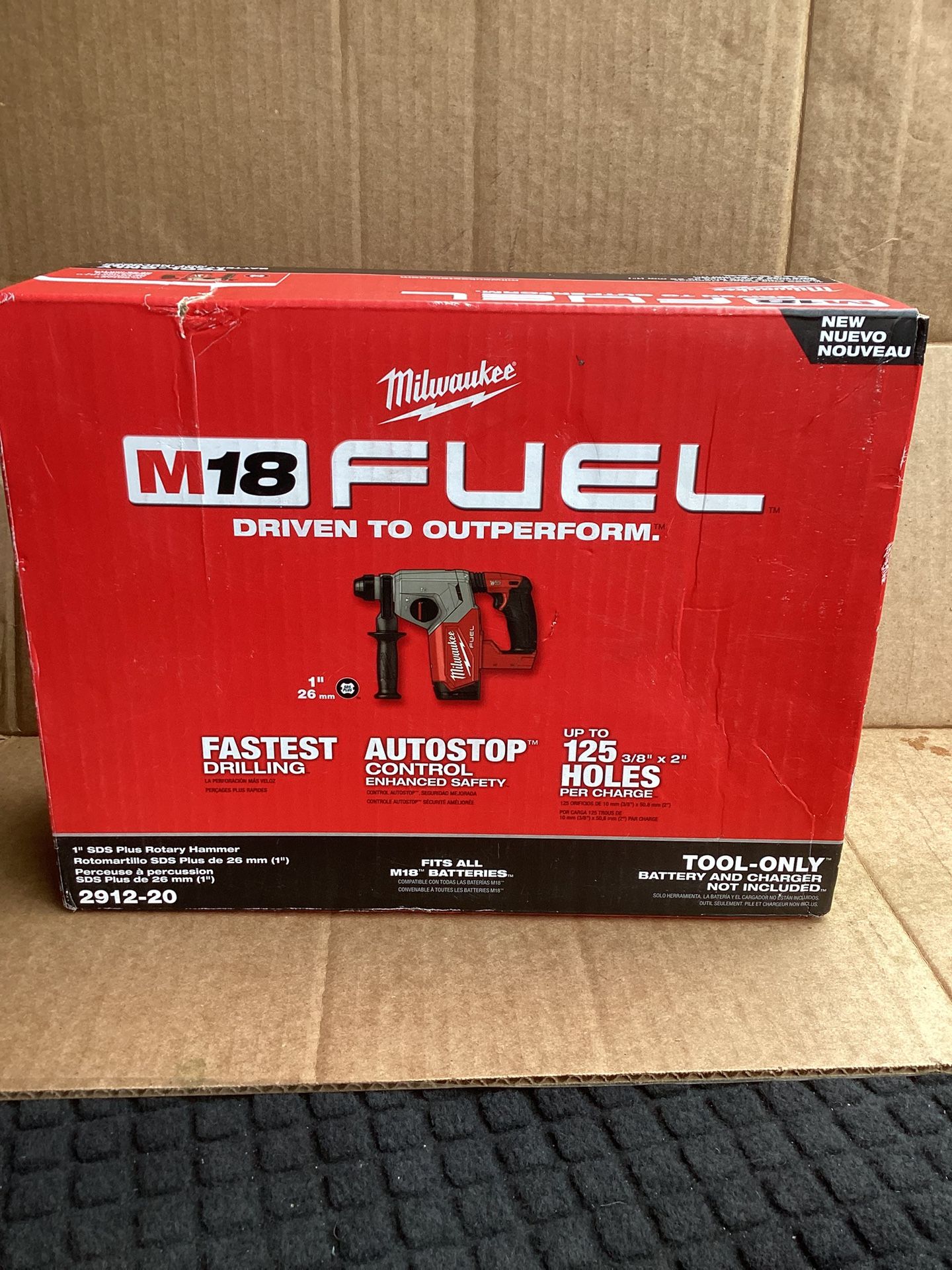 MILWAUKEE M18 18V LITHIUM-ION BRUSHLESS CORDLESS 1-IN SDS-PLUS ROTARY HAMMER ( TOOL ONLY )