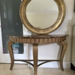 Entryway Table And Mirror