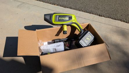 Sun Joe Cordless Pressure Washer with Battery and Brush
