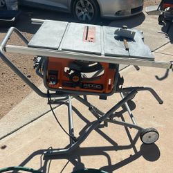 Table Saw Ridgid