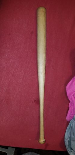 Wooden baseball bat