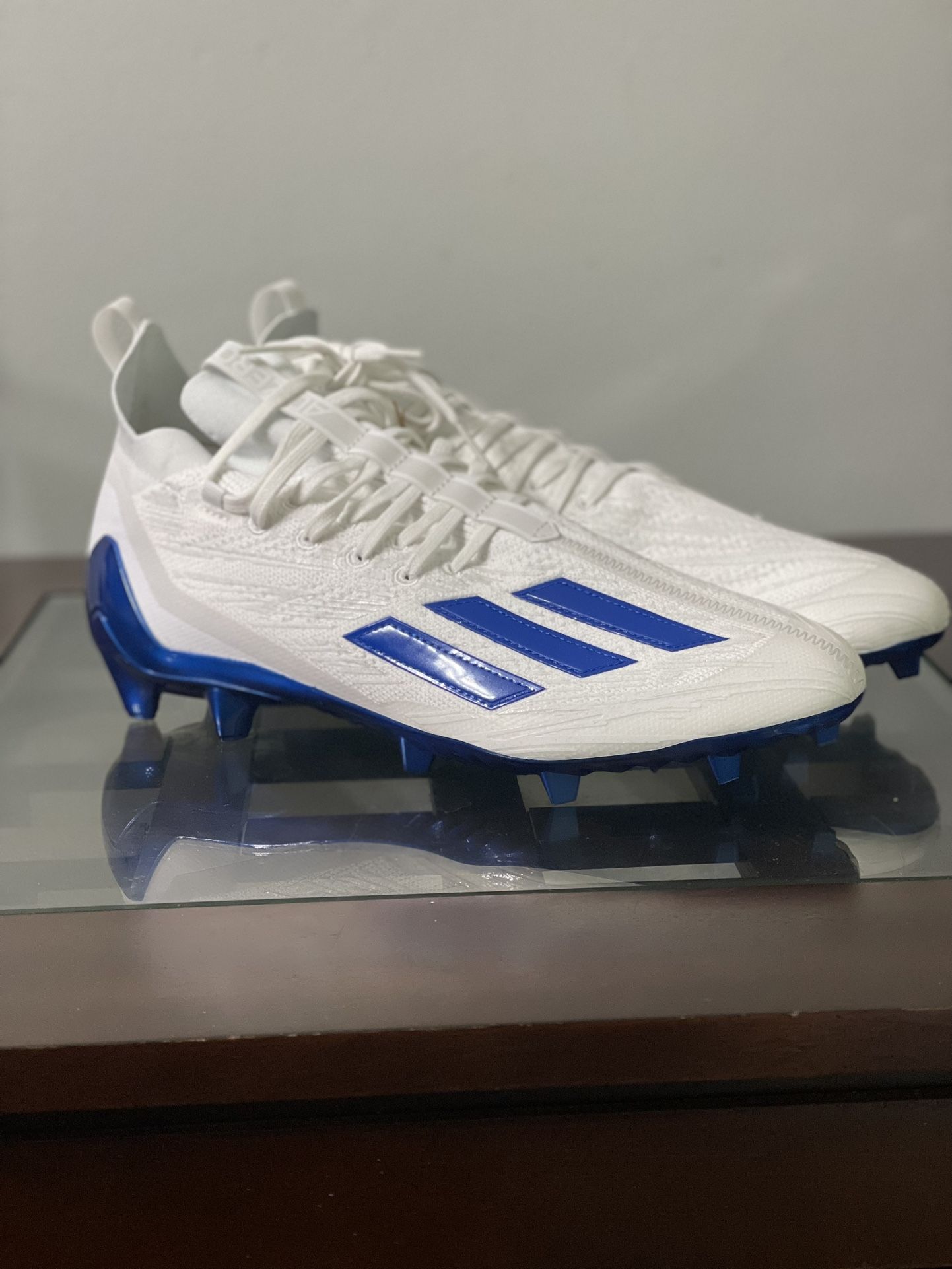 adidas Football Cleats Mens 12.5 Adizero Primeknit White 