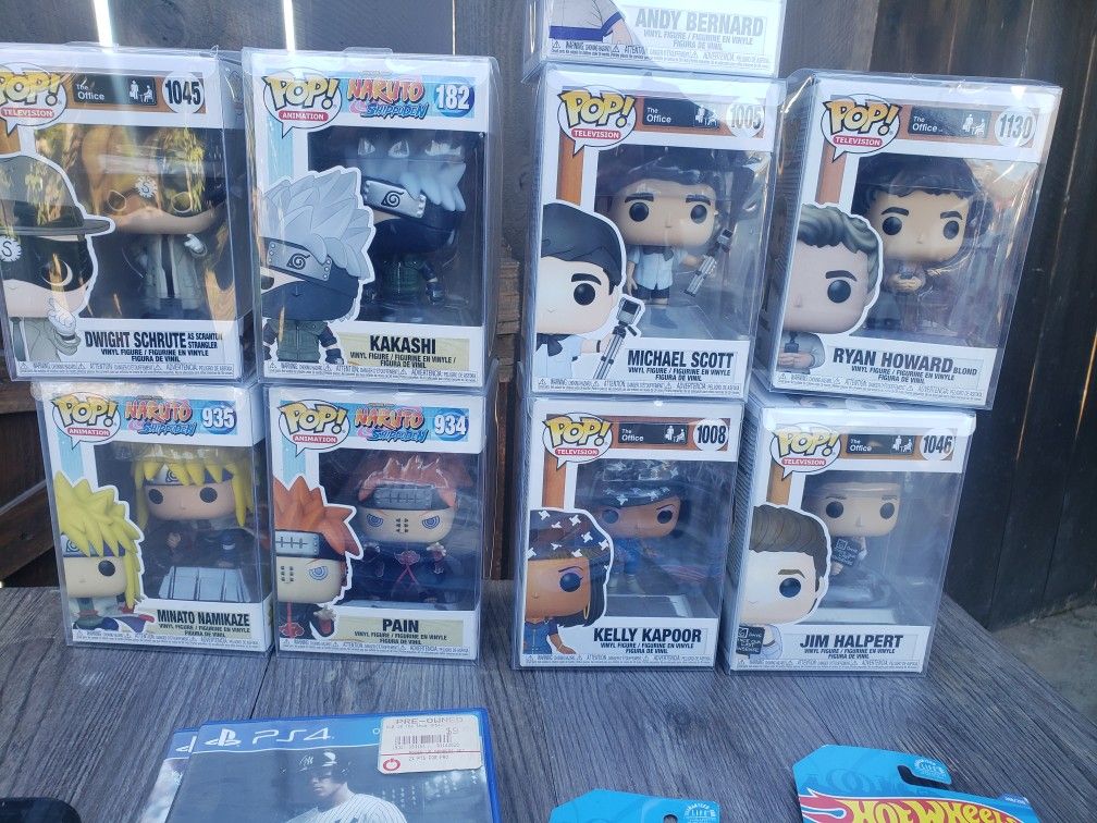 Naruto And The Office Funko Pops