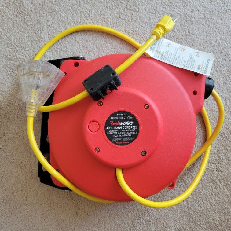 ReelWorks Retractable Extension Cord Reel for Sale in Bellevue, WA