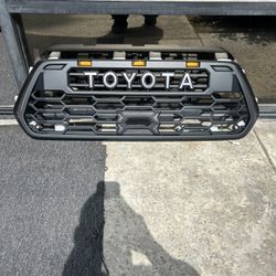 TRD Pro Tacoma grille with LED Running Lights For 2016-2023 Toyota Tacoma