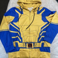 Men’s Wolverine Costume Zip Up Hoodie NEW