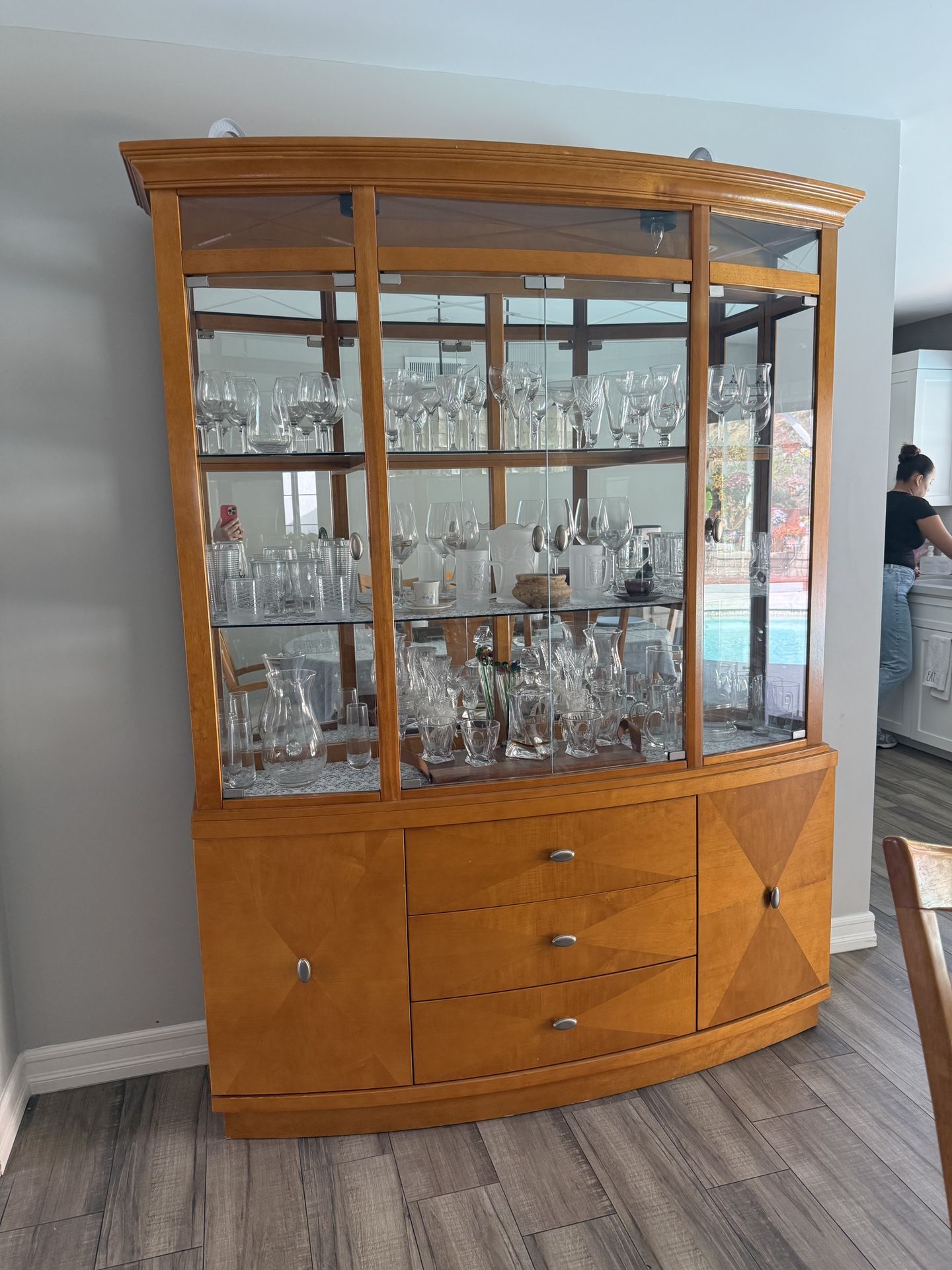 Dining Room Table and Hutch