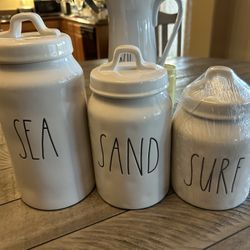 Rae Dunn Beach Canister Set