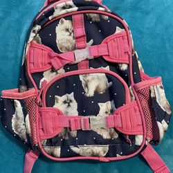 Girls Kitten Backpack 