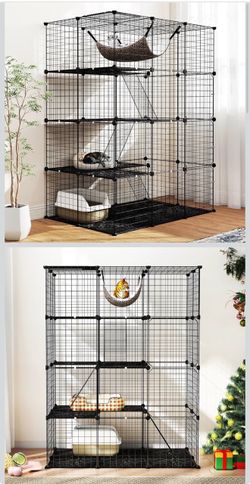 Cat House Cage Enclosure