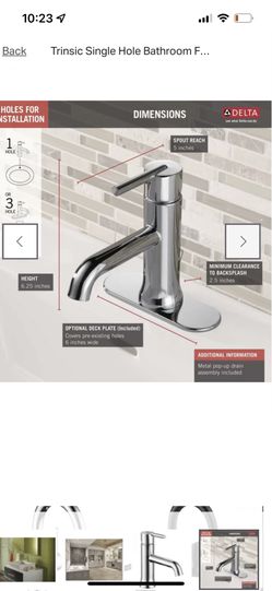 Delta-Modern Chrome Faucet