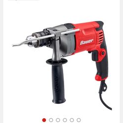 BAUER 7.5 Amp 1/2 in. Variable-Speed Hammer Drill