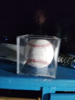 Signed baseball Major League