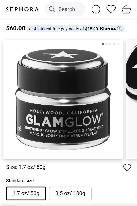 Glamglow Youthmud Face Mask/Treatment