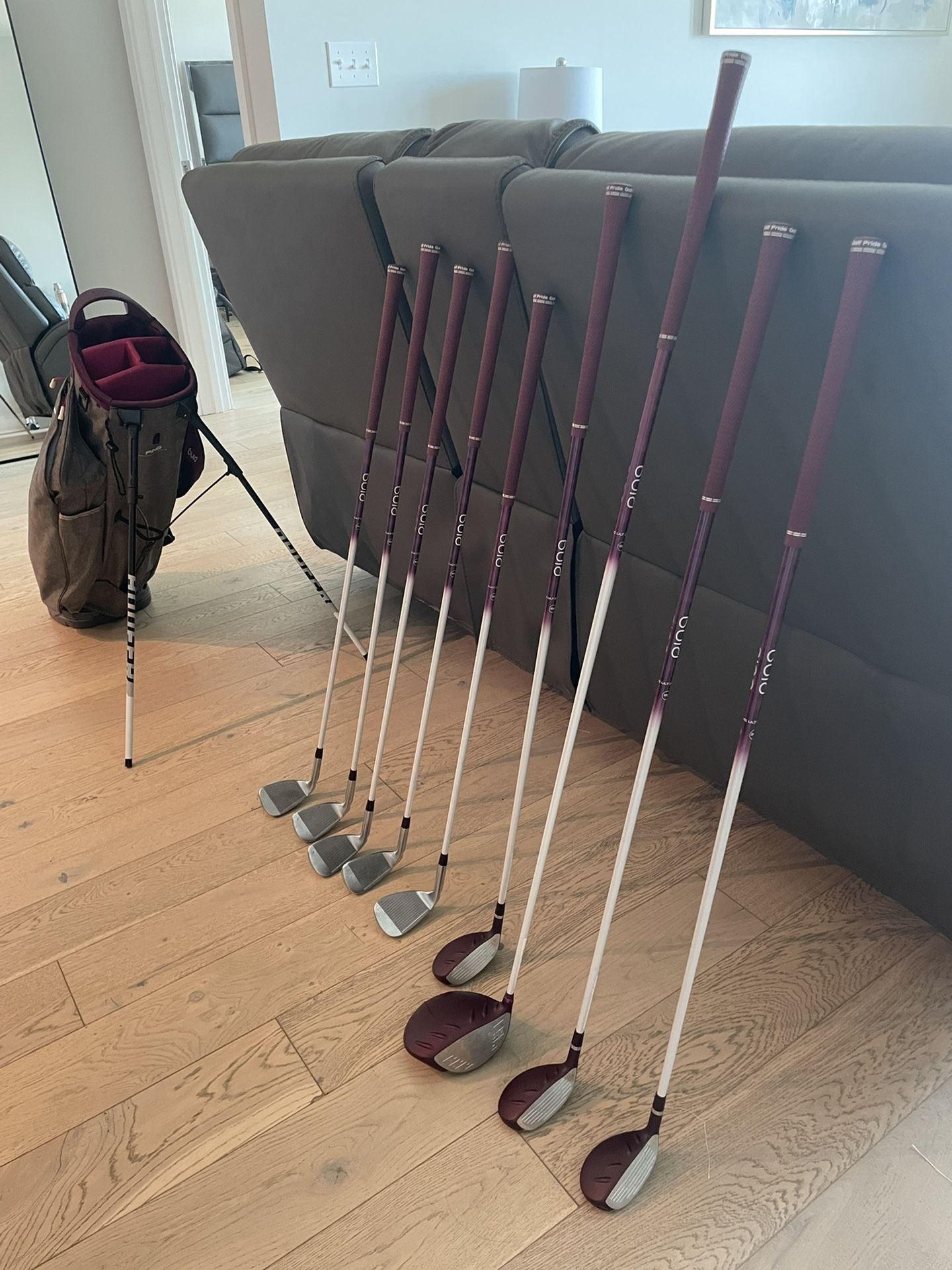 Women’s PING G Le2 Clubs, Driver, & Golf Bag