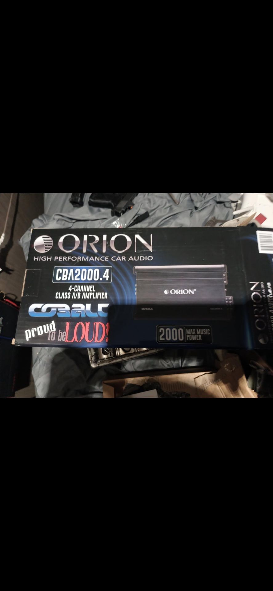Brand new orion 4ch amp selling for 225