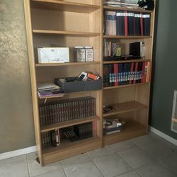 2 Bookshelves 