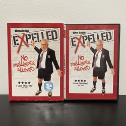 Expelled DVD Movie CIB w/ Pocket Quote Book & Slipcover Ben Stein Comedy 2008