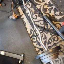 Curl Bar And Weights