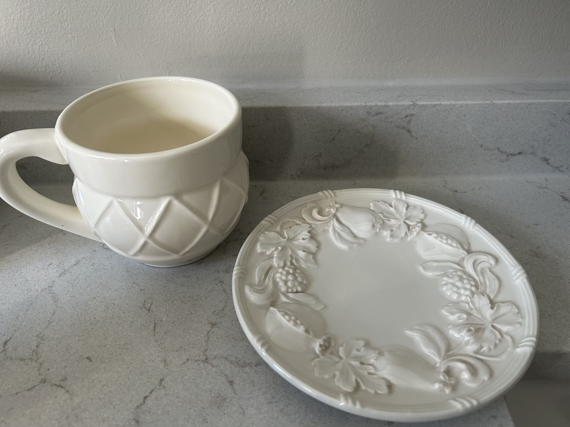 Ceramic Plate And Cup