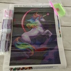 Unicorn Diamond Painting Kit 🦄 