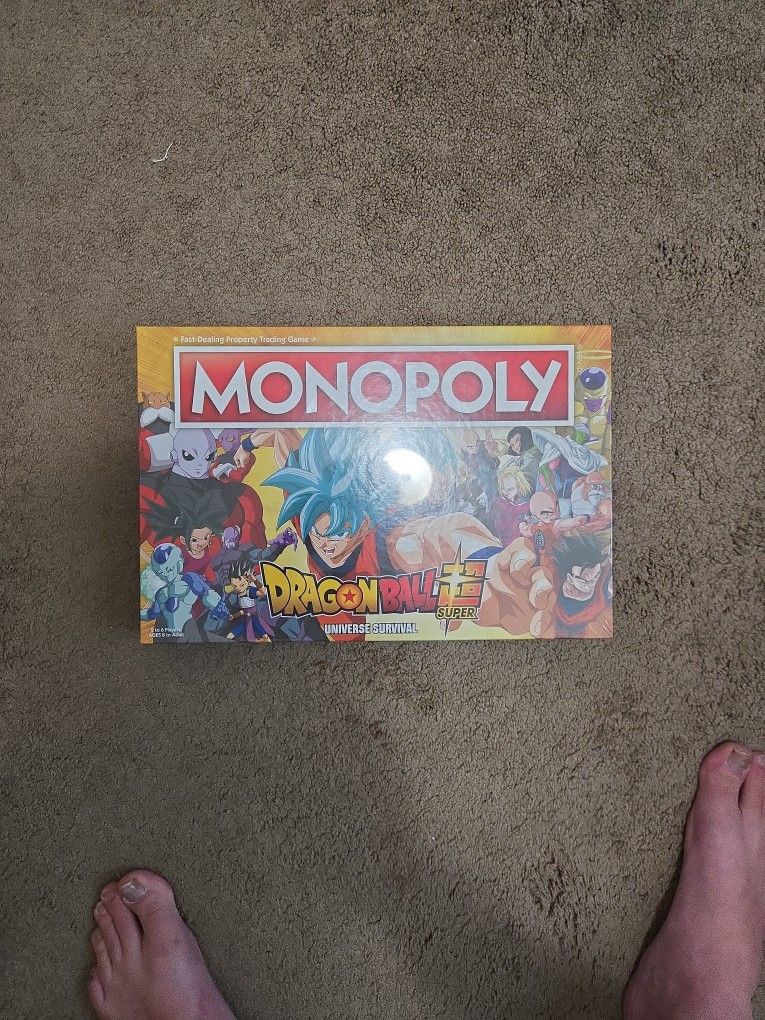 Dragon Ball Super Monopoly Unopened