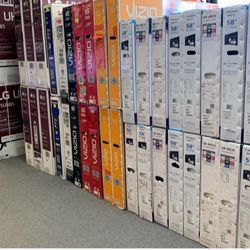 Tv 50-85 $55 Down On Financing Free Delivery Six Month Warranty. $269-$1197