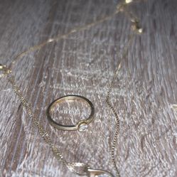 Pandora Necklace And Ring 