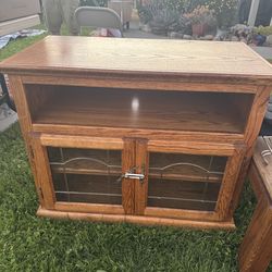 Wood TV Stand