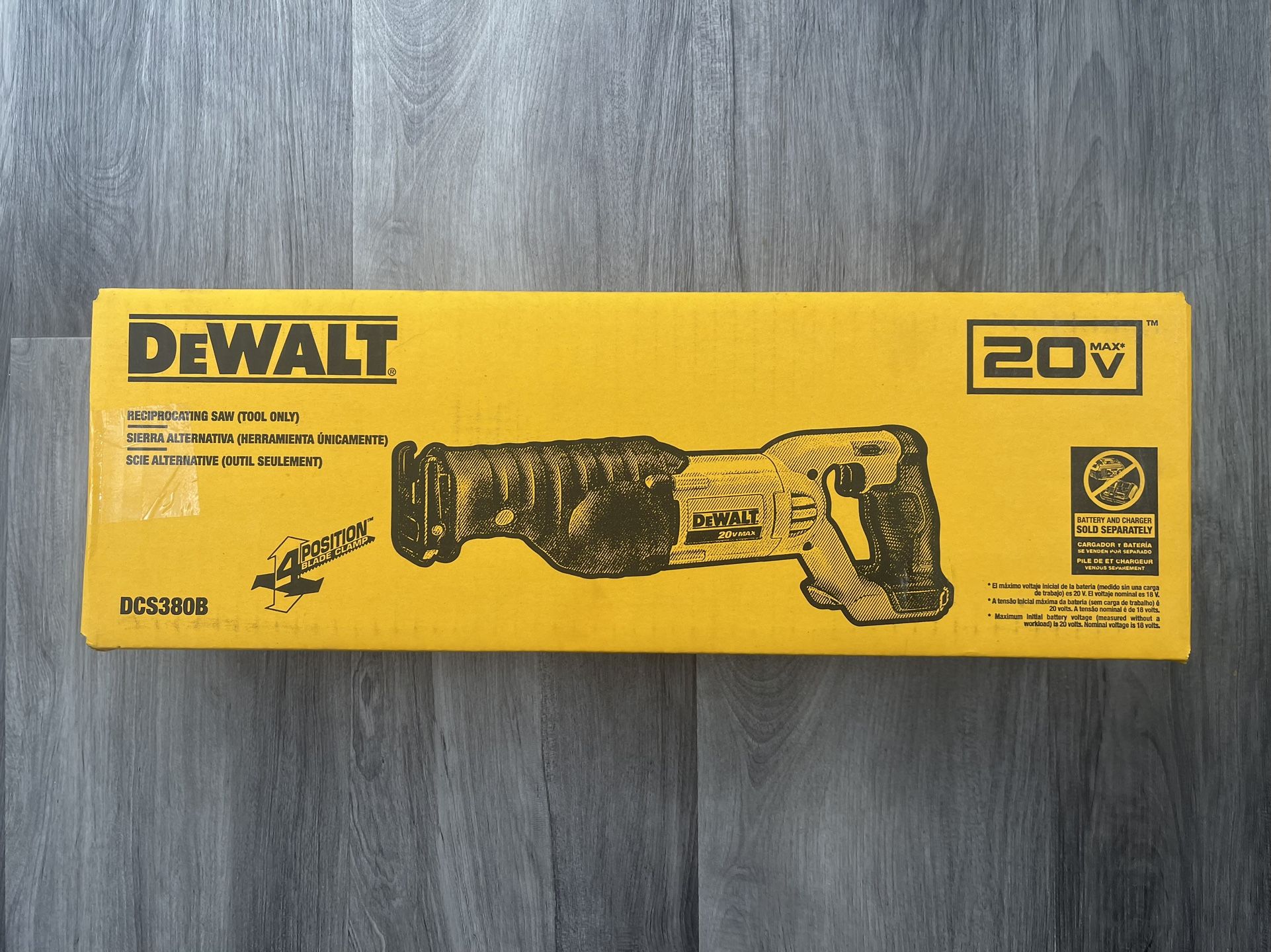DEWALT 20V MAX Reciprocating Saw, 3,000 Strokes Per Minute
