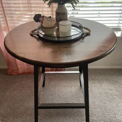 Wood/steel Kitchen Table