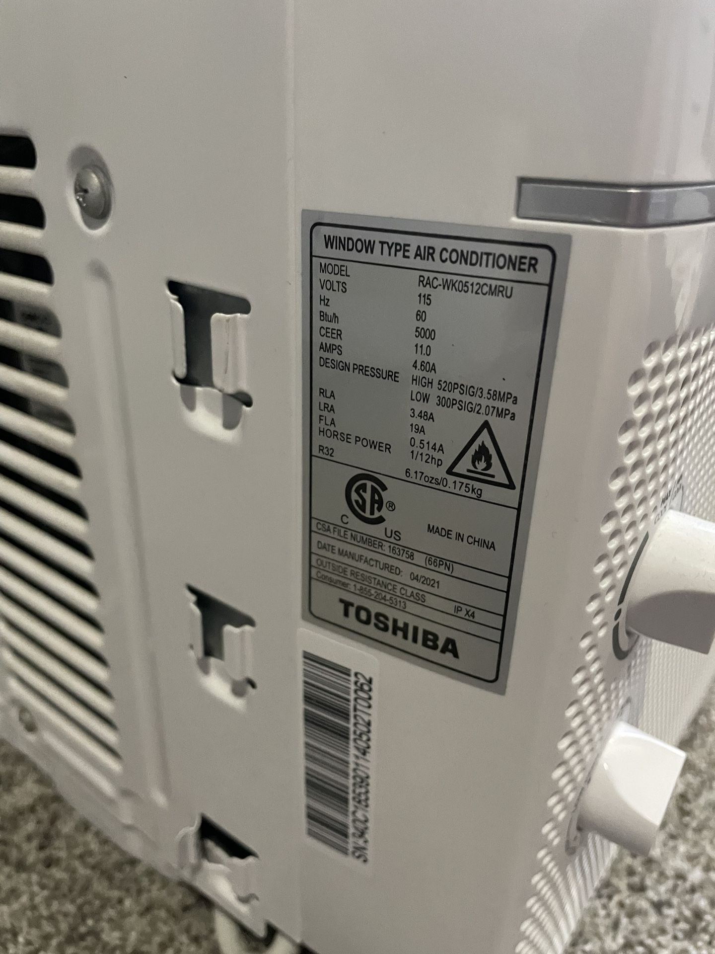 Toshiba Window Air Conditioner 5,000 BTU for Sale in Puyallup, WA OfferUp