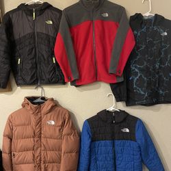 5 North Face  Boy’s Jackets  M10-12