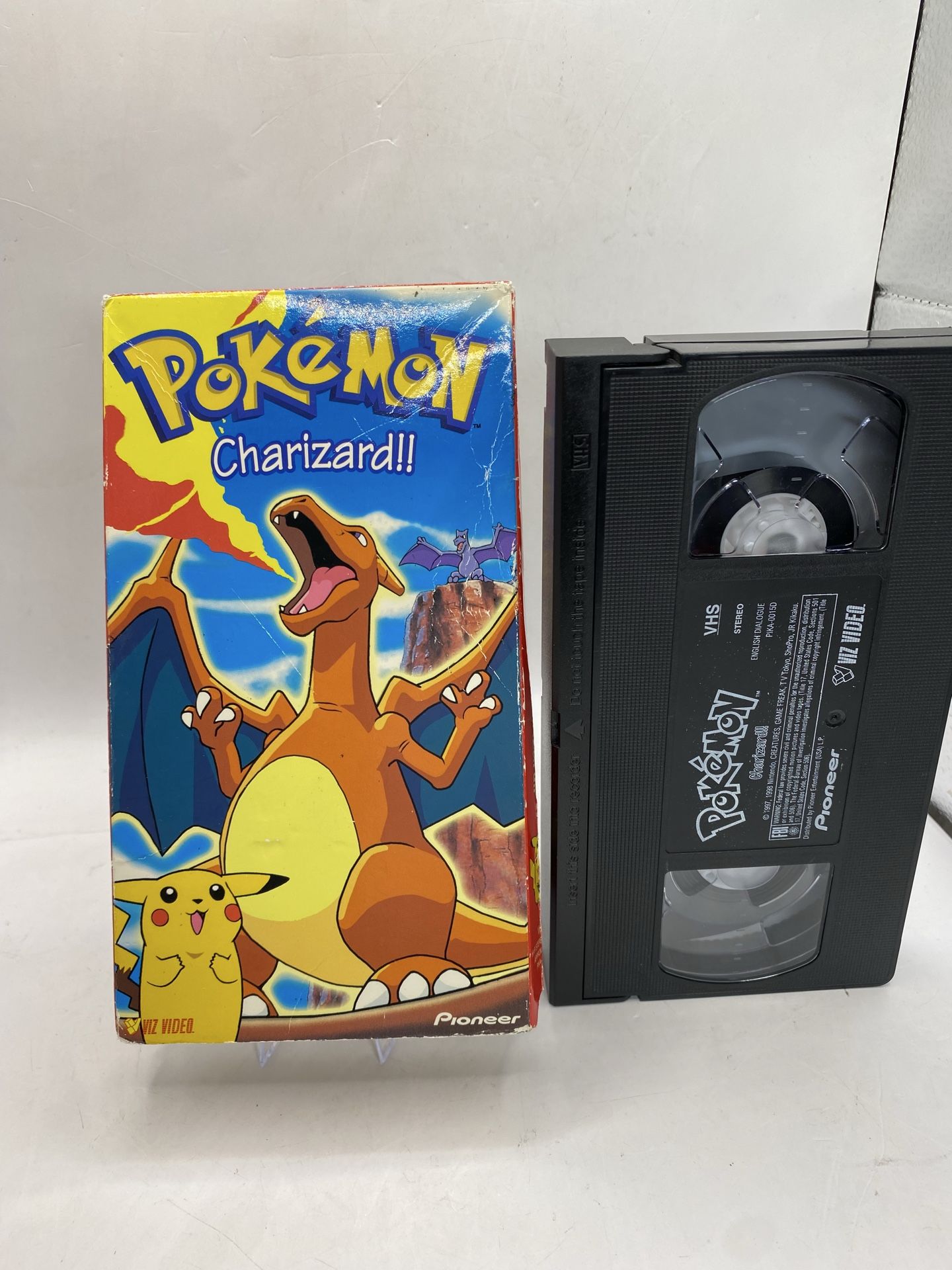 Authentic Pokemon Charizard VHS 1998 1st Charizard Appearance tv show Pokémon