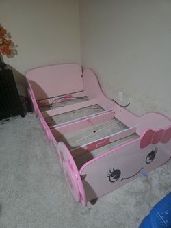 Twin girl bed frame  (free)