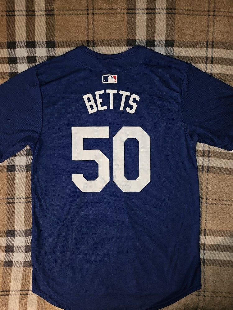 New Mens Size Small Betts Dodgers Jersey