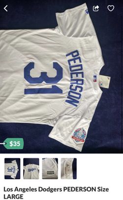 Pederson Jersey Size LARGE