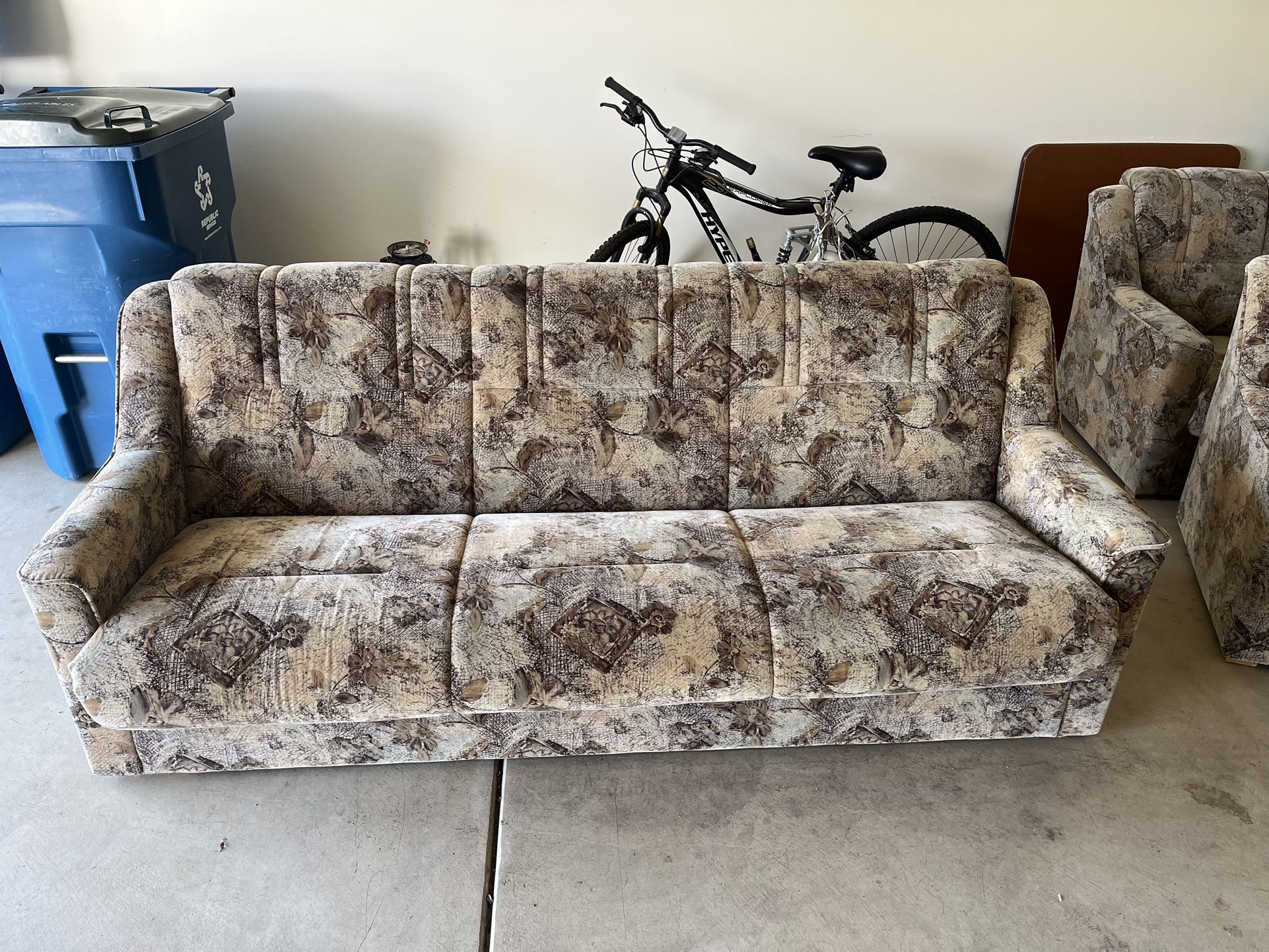 Couch with Two Single Seats