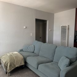 IKEA Blue Sectional Couch 