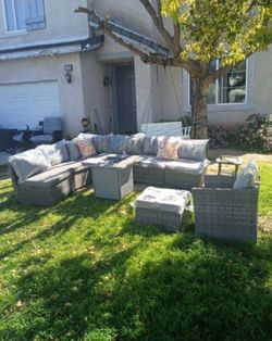 Brand new patio furniture set mix match outdoor patio furniture set with fire pit propane brand new 🆕☑️🚛🚎