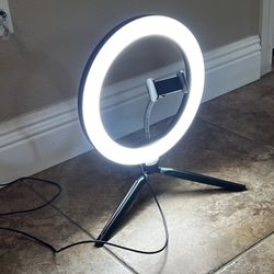 Ring Light With Tripod And Phone Holder 
