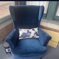 Ikea Blue Accent ArmChair 